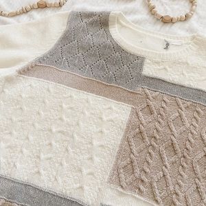 ALFRED DUNNER | Colorblock Chenille Sweater